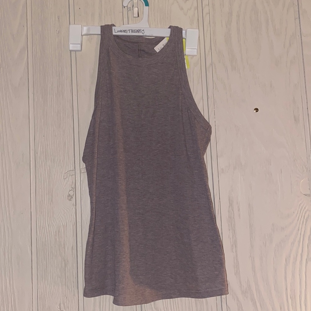 All In Motion Razorback Tank tan/black mix - Picture 1 of 3